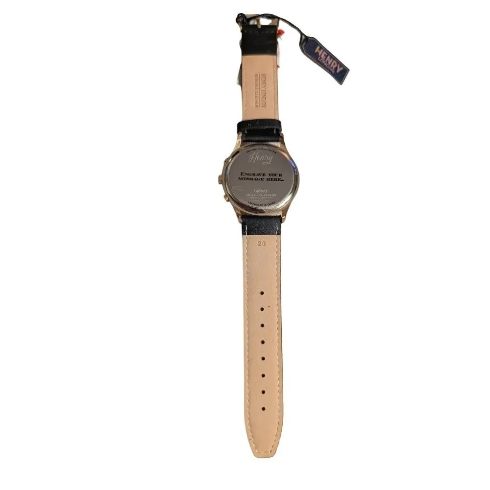 Henry London Chiswick Chronograph Watch Men's HL41-CS-0106 NIB $235